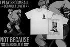 Love Broomball T-Shirt (2-Sided)