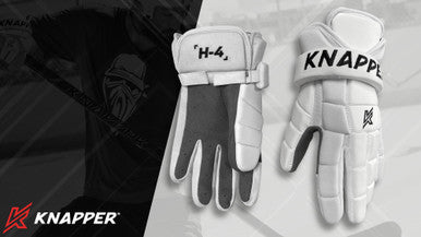 BALL HOCKEY GLOVES | H-4 GLOVES | KNAPPER (White Out)